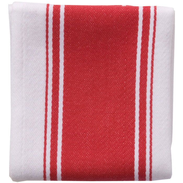 Love Colour Striped Tea Towel - Scarlet