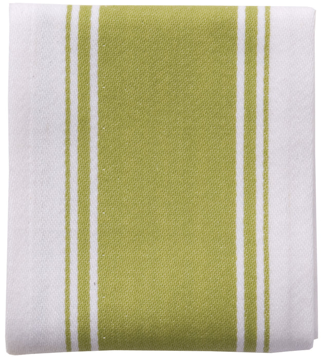 Love Colour Striped Tea Towel - Green