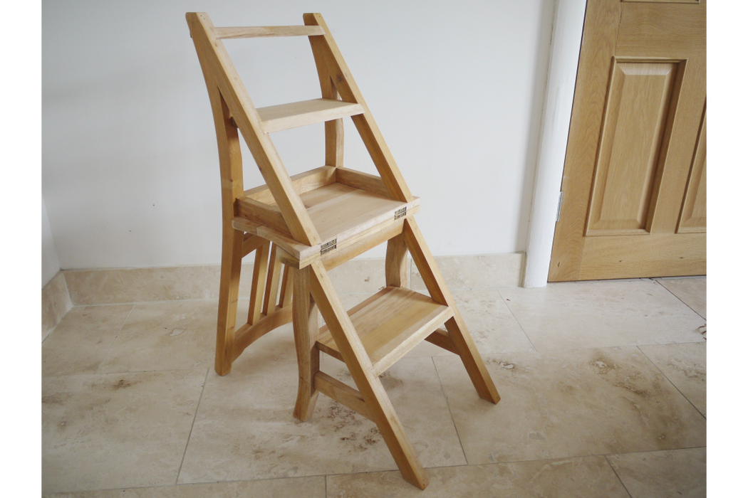 Wooden Chair Step Ladder