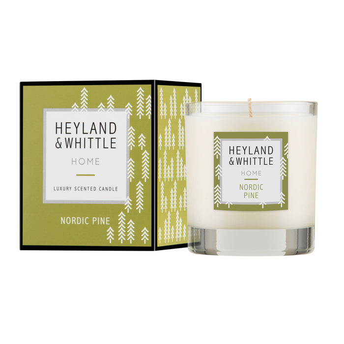 Home Candle In A Glass Nordic Pine
