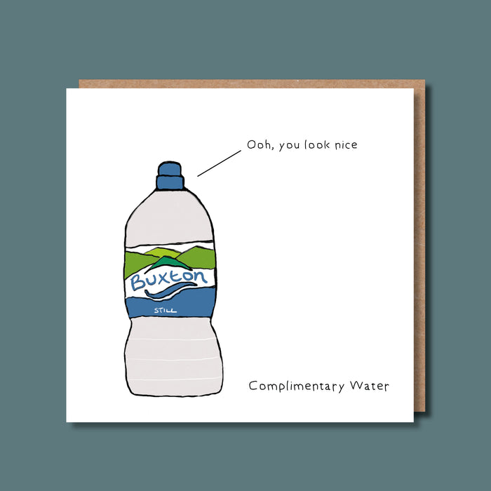 Complimentary Water Greetings Card