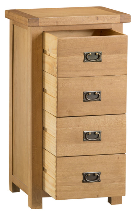 STOCKHOLM 4 Drawer Narrow Chest of Drawers