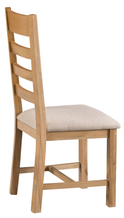 STOCKHOLM Upholstered Ladder Back Chair