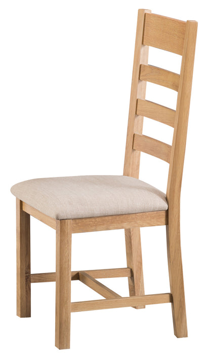 STOCKHOLM Upholstered Ladder Back Chair