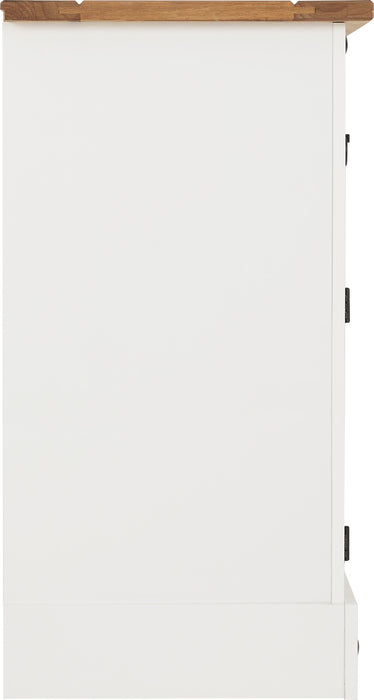 Corona 1 Door 4 Drawer Sideboard - White