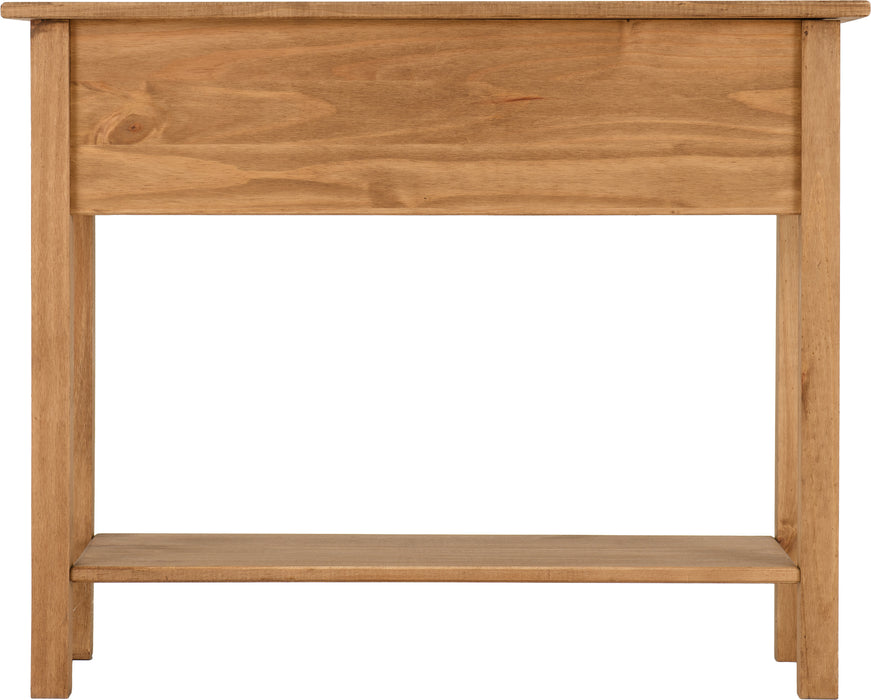 Corona 2 Drawer Console Table With Shelf