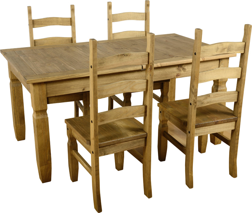Corona Extending Dining Set - 4 Chairs