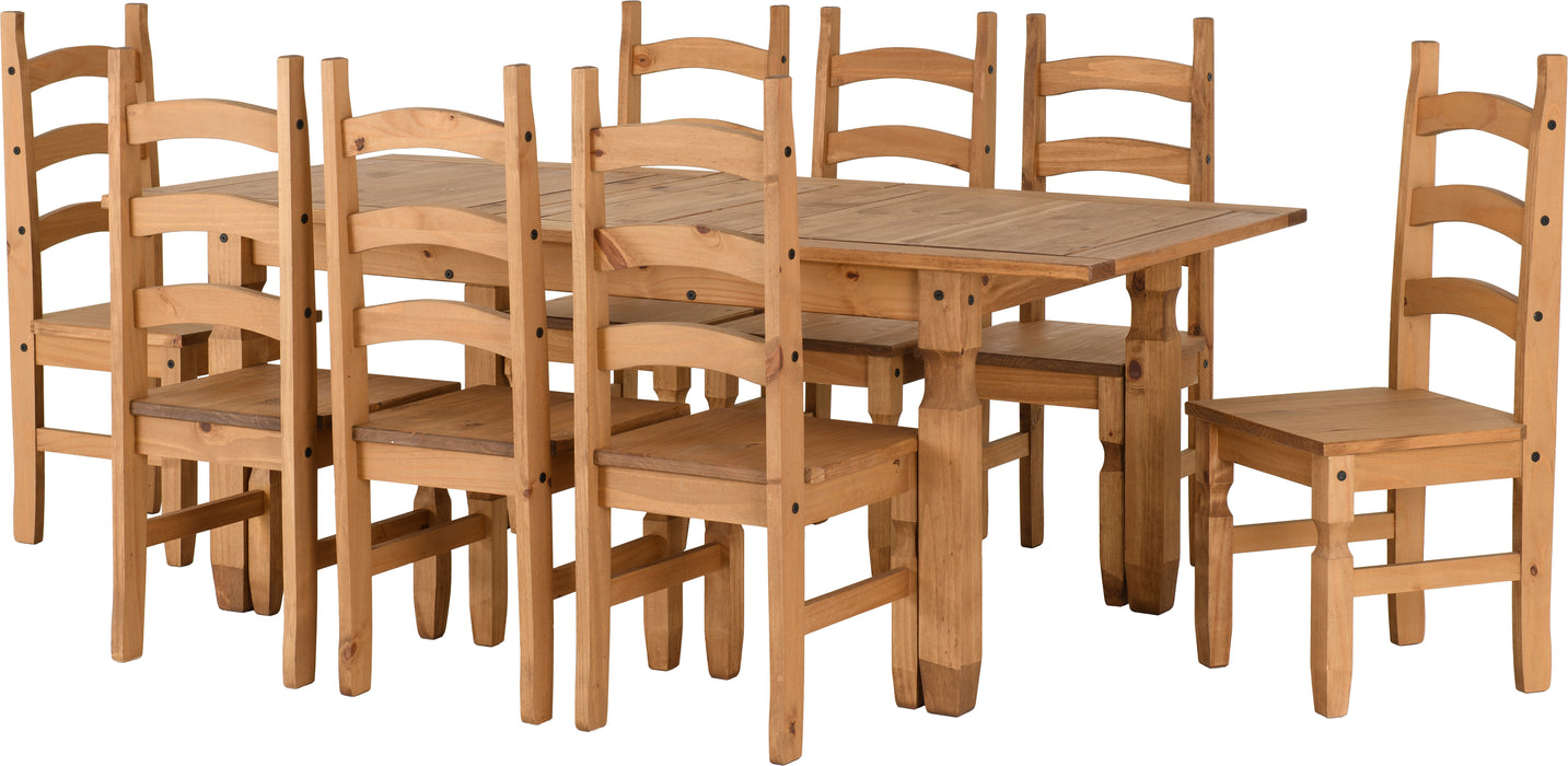 Corona Extending Dining Set - 8 Chairs