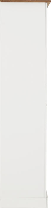 Corona Tall Bookcase - White