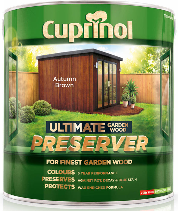 Cuprinol Wood Preserver - Autumn Brown