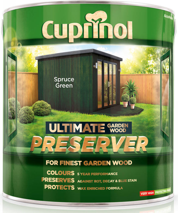 Cuprinol Wood Preserver - Spruce Green