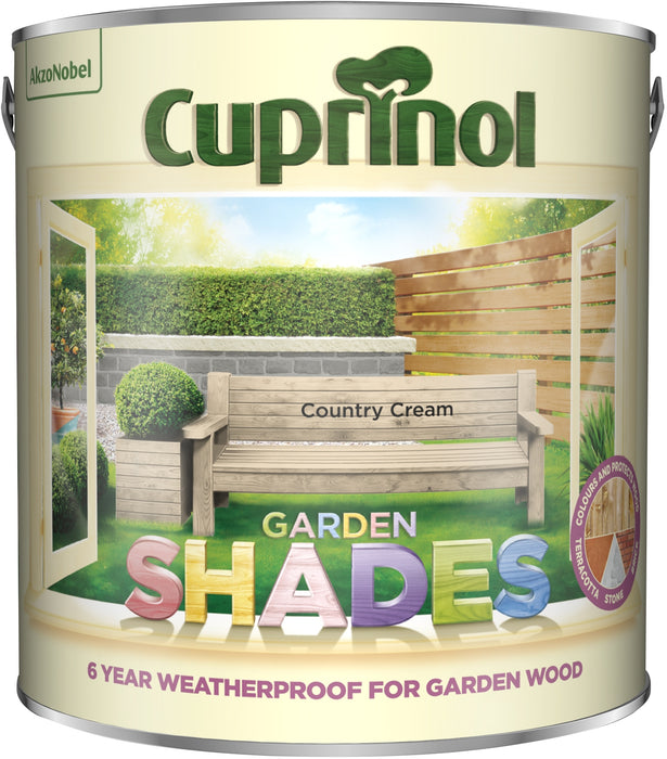 Cuprinol Garden Shades County Cream - 2.5L