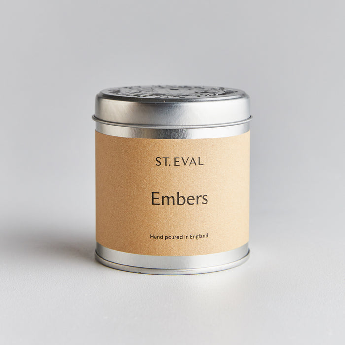 St Eval Embers Tin Candle