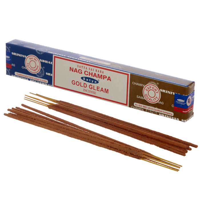 Satya Nag Champa & Gold Gleam Incense