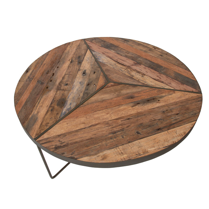 ADMIRAL Rustic Boatwood Coffee Table