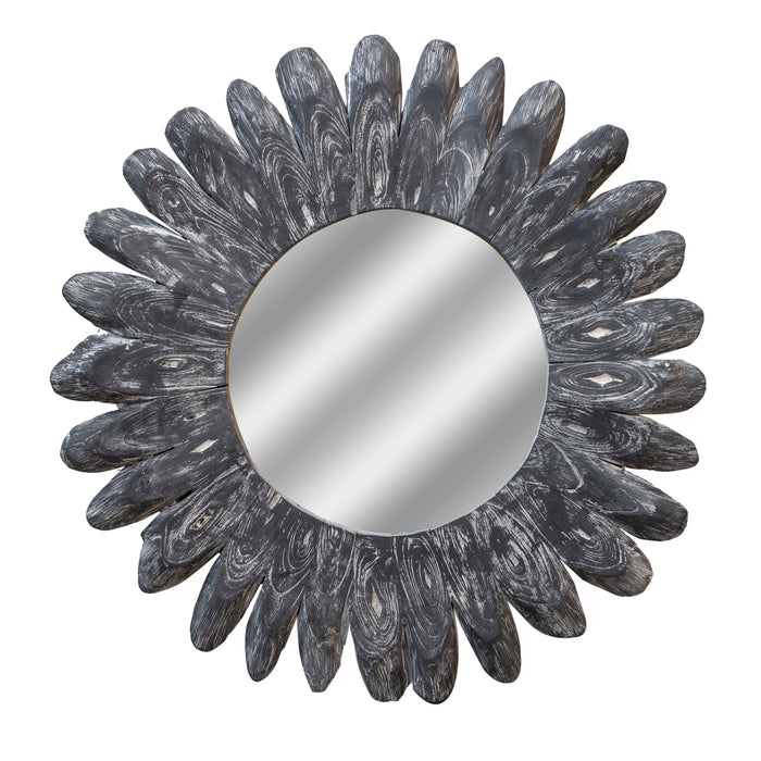 RE-FLECTIONS Round Floral Mirror