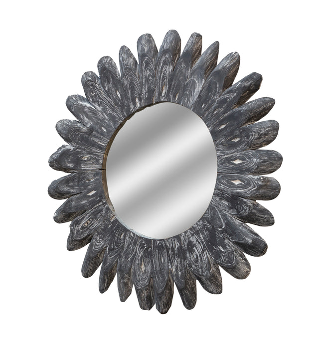 RE-FLECTIONS Round Floral Mirror