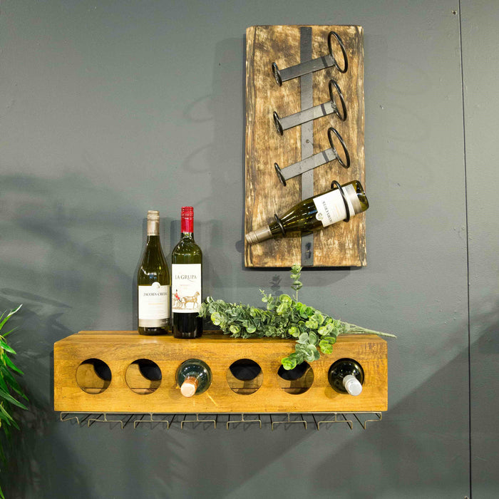 TIPSY Wall Mounted Wine Rack