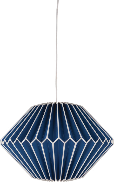 Lampshade Blue Paper