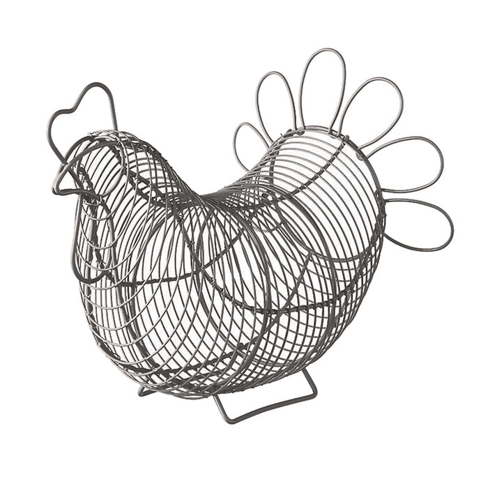 Chicken Egg Basket - Grey