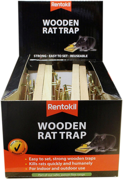 Rentokil Wooden Rat Trap