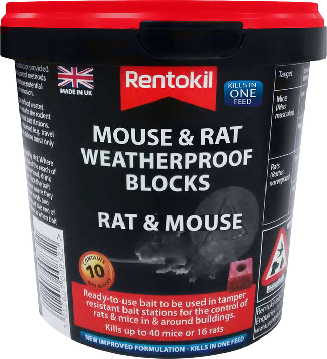 Rentokil Mouse & Rat Killer Blocks