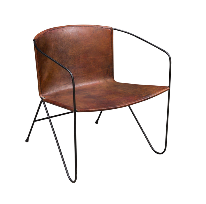 WILLIAM Leather Lazy Chair