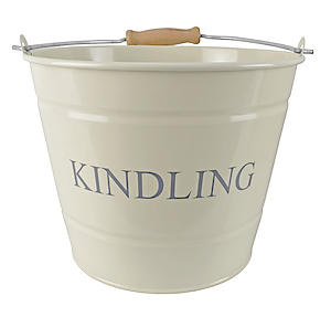 Kindling Bucket - Cream