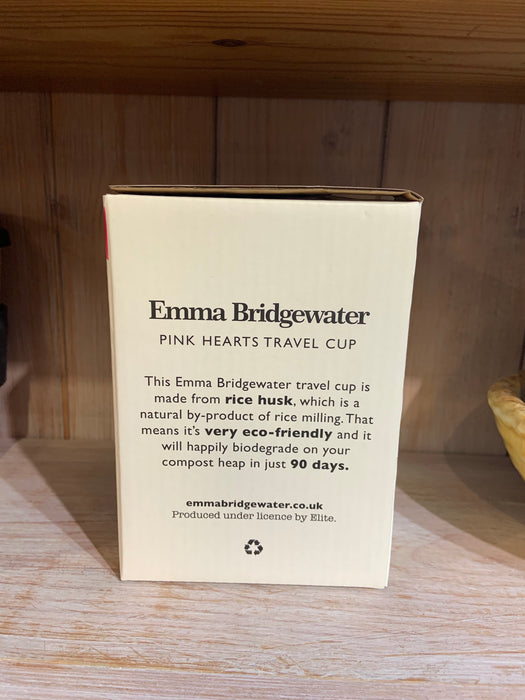 Emma Bridgewater Pink Hearts Travel Cup